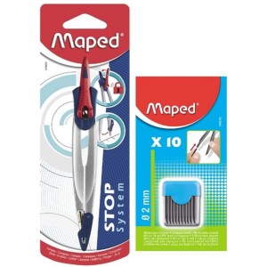 COMPASSO STOP SYSTEM C/TRAVA+10 GRAFITE MAPED