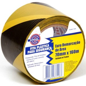 FITA ZEBRADA DE SEGURANÇA 70X160MT EUROCEL