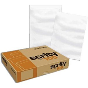 ENVELOPE SACO 162X229 BRANCO CAIXA C/100 SCRITY
