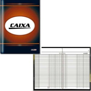 LIVRO CAIXA 1/4 C/100 FOLHAS SAO DOMINGOS