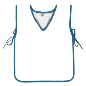 AVENTAL ESCOLAR PLASTIFICADO LISO S/BOLSO SILK AZUL DAC