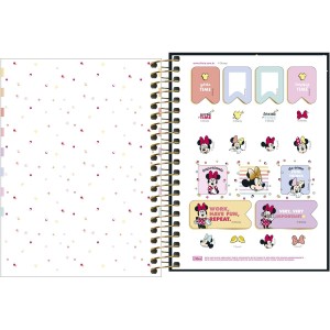 CADERNETA 1/8 80FLS MINNIE TILIBRA