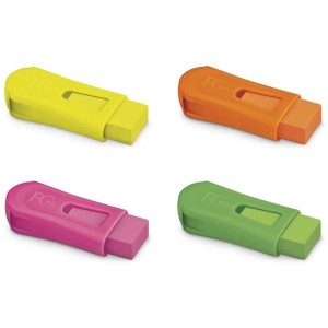 Apontador Com Borracha Neon Cores Fc Mix FABER CASTELL