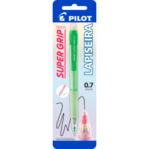 LAPISEIRA 0.7MM SUPER GRIP VERDE NEON BLISTER PILOT