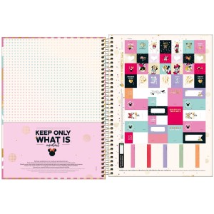 CADERNO UNIVERSITARIO 80FLS MINNIE MOUSE TILIBRA