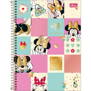 CADERNO UNIVERSITARIO 80FLS MINNIE MOUSE TILIBRA