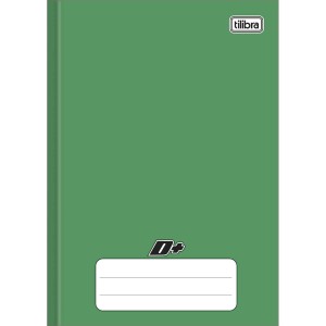 CADERNO BROCHURA PEQUENO 1/4 48FLS VERDE D+ TILIBRA