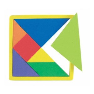 TANGRAM EM EVA QUADRADO 14X14CM REF.5718 EVAMAX