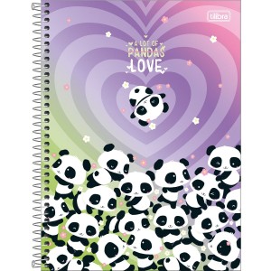 Caderno Universitário 10 Matérias 160fls Lovely Friend TILIBRA