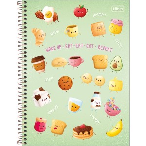CADERNO UNIVERSITARIO 10 MATERIAS 160FLS TASTE TILIBRA