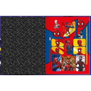 CADERNO QUADRICULADO BROCHURA 10X10MM 40FLS HOMEM ARANHA TILIBRA