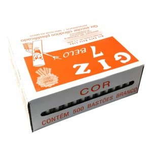 GIZ BRANCO C/500 PALITOS ANTIALERGICO 7 BELO
