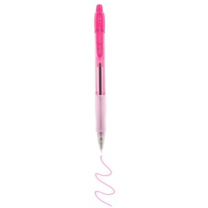 Caneta Esferografica 1.0mm Super Grip Color Rosa Blister PILOT