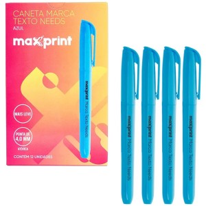 Marca Texto Needs Caixa Com 12 Unidades Maxprint - Escolha A Cor
