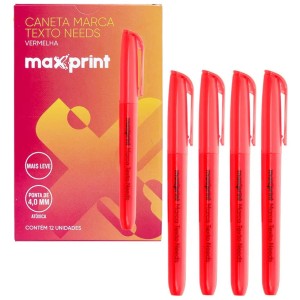 Marca Texto Needs Caixa Com 12 Unidades Maxprint - Escolha A Cor