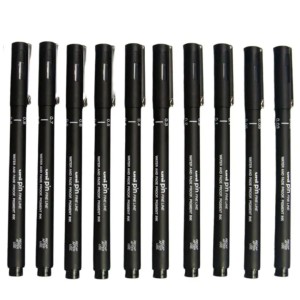 Caneta Nankin Unipin Preta UNI-BALL