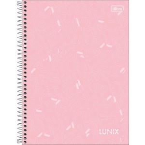 Caderno Universitario 1 Materia 80fls Lunix Cores Capa Dura TILIBRA