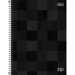 Caderno Universitario 1 Materia 80fls Zip Cores Capa Dura TILIBRA