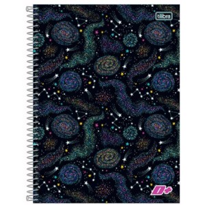 Caderno Universitario 1 Materia 96fls D+ Feminino Capa Dura TILIBRA