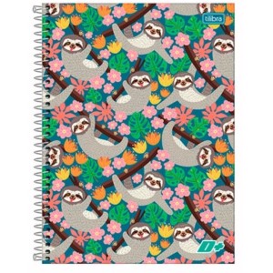 Caderno Universitario 1 Materia 96fls D+ Feminino Capa Dura TILIBRA