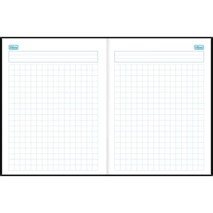 Caderno Quadriculado Brochura 10x10mm 40fls D+ Capa Dura TILIBRA