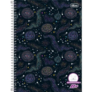 Caderno Quadriculado Espiral 10x10mm 96fls Universitario D+ Capa Dura TILIBRA