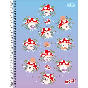 Caderno Universitario 1 Materia 80fls Spice Feminino Capa Dura TILIBRA
