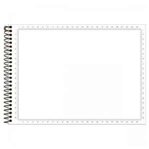 Caderno de Desenho Milimetrado 96fls D+ Feminino Capa Dura TILIBRA