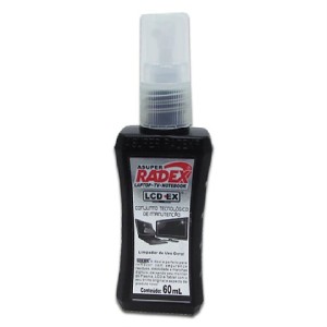 LIMPADOR LCD-EX 60ML C/FLANELA ASUPER RADEX