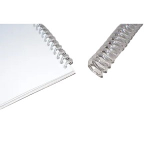 Espiral 14mm Transparente Pacote Com 100 Unidades