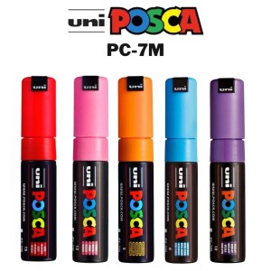 Caneta Posca 4.5-5.5mm PC-7M UNI-BALL