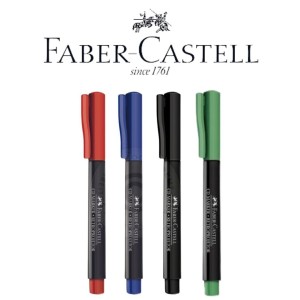 Caneta Retroprojetor CD Marker Media 1.0mm FABER CASTELL