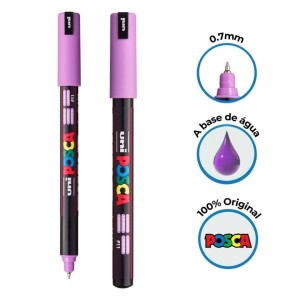 Caneta Posca 0.7mm PC-1MR UNI-BALL