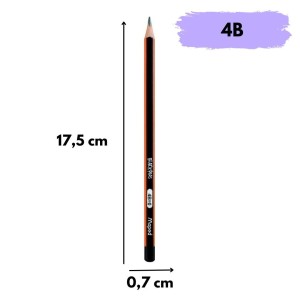 Lápis 4B Triangular Blackpeps - MAPED