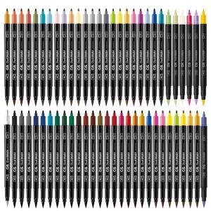Caneta Brush Dual C/2 Pontas Aquarelavel CIS