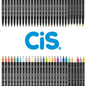 Caneta Brush Dual C/2 Pontas Aquarelavel CIS