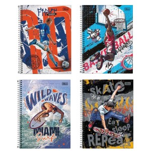 Caderno Universitario 10 Matérias 160fls Do It! Capa Dura TILIBRA