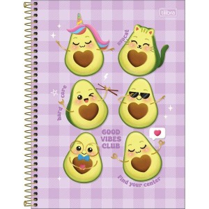 Caderno Universitário 1 Matéria 80fls Abacute TILIBRA