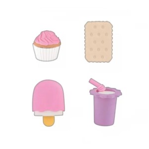 Kit Borracha Lancheira Mini Piquinique Com 4 Tilibra