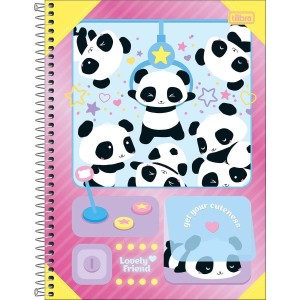 Caderno Universitário 1 Matéria 80fls Lovely Friend TILIBRA