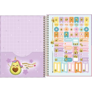 Caderno Universitário 10 Matérias 160fls Abacute TILIBRA