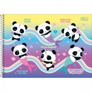 Caderno Desenho 80fls Lovely Friend Capa Dura TILIBRA