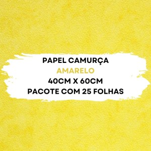 Papel Camurca 40X60cm Pacote Com 25 Folhas VMP