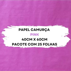 Papel Camurca 40X60cm Pacote Com 25 Folhas VMP