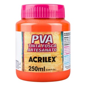 Tinta Plastica PVA Fosca 250ml ACRILEX
