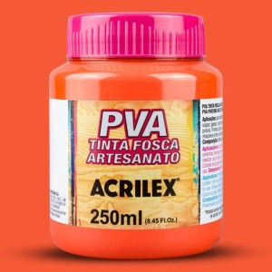 Tinta Plastica PVA Fosca 250ml ACRILEX