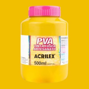 Tinta Plastica PVA Fosca 500ml ACRILEX