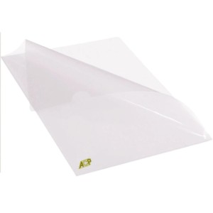 Pasta Plastica Oficio em L Cristal Com 10 Unidades ACP