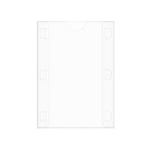 Quadro de Aviso Display Multiuso Plastico A5 Vertical Cristal Adesivo Ref.0535 DELLO