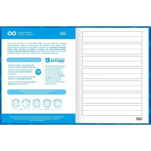 Caderno Caligrafia Brochura 40 folhas Neuro Tilibra